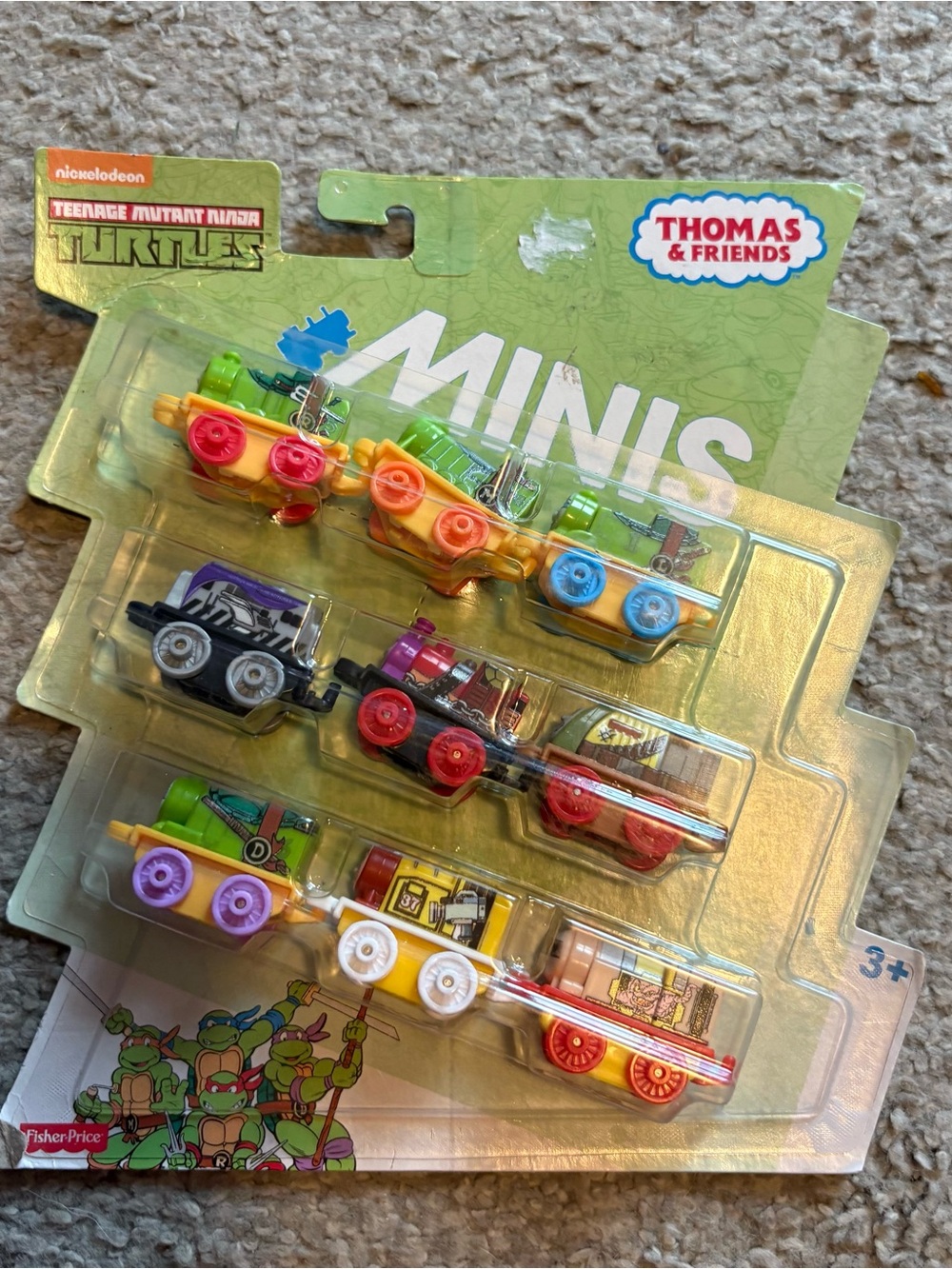 Thomas & Friends Minis Toy Train Pack Teenage Mutant Ninja Turtles NEW TMNJ